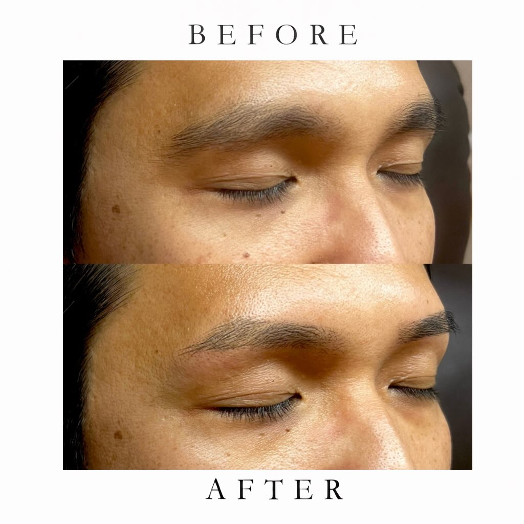 眉毛を整えるだけで
✔ 清潔感アップ
✔ 目元がはっきり
✔ 顔の影が減って明るい印象に

眉の形・太さ・角度を骨格に合わせてデザインすることで、
「眠そう」「疲れて見える」印象が変わります✨

自己...