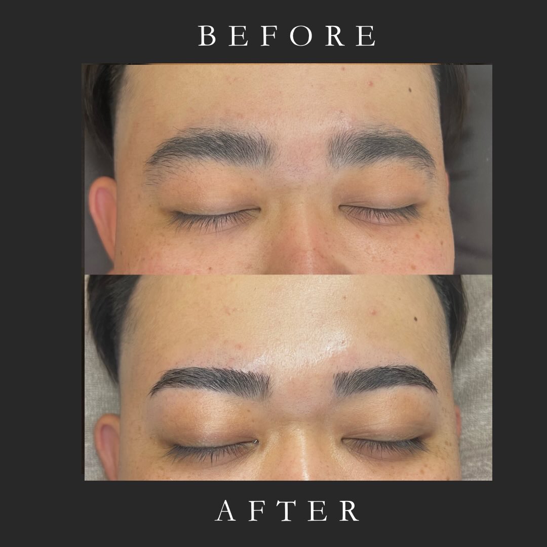 形は大きく変えず、
毛流れのみ整えています🙆

清潔感は出しつつ、
普段の雰囲気はそのままに✨

頑張って眉毛生やしていただいた
おかげで変化が分かりやすく
綺麗に仕上がりました！🙌✨

———...